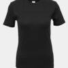 Čierne basic tričko Jacqueline de Yong Kissa
