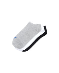 adidas Originals Trefoil Liner Ponožky 3 páry Čierna Biela Šedá