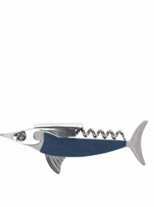Otvárač s vývrtkou a nožom v tvare ryby Kikkerland