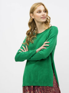 Zelený basic sveter ZOOT
