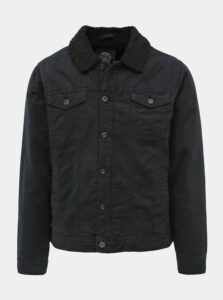 Čierna zimná džínová bunda Shine Original Derek