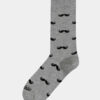 Šedé vzorované ponožky Fusakle Fuzac sedy