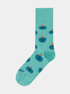 Tyrkysové vzorované ponožky Fusakle Tikva