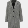 Šedý dámsky vzorovaný kabát Haily´s Selly
