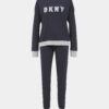 Tmavomodré dvojdielne pyžamo DKNY