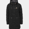 Čierny dámsky prešívaný funkčný zimný kabát Maloja Praüras