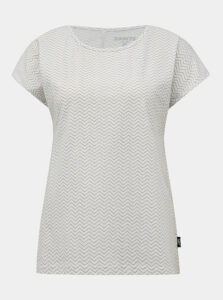 Biele dámske vzorované tričko SAM 73