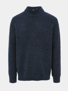 Modrý sveter s prímesou vlny ONLY & SONS Patrick
