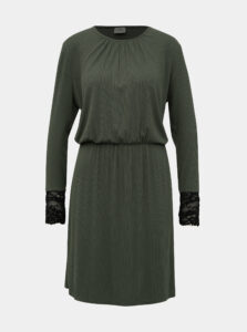 Zelené rebrované šaty Jacqueline de Yong Molly