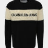 Čierny pánsky vlnený sveter Calvin Klein Jeans