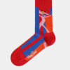 Červené vzorované ponožky Happy Socks Pink Panter