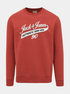 Červená mikina Jack & Jones Logo