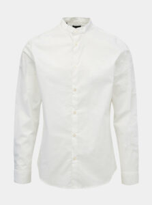 Biela slim fit košeľa Selected Homme Miami