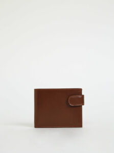 Hnedá pánska kožená peňaženka OJJU