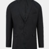 Čierne oblekové sako s prímesou vlny Jack & Jones Solaris
