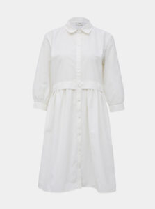Biele košeľové šaty Jacqueline de Yong Renna