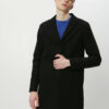 Čierny vlnený kabát Selected Homme Brove