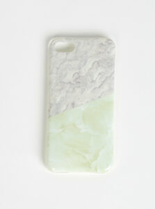 Svetlozelený vzorovaný obal na Iphone 7 Haily´s Marbel
