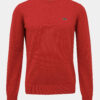 Červený pánsky basic sveter Lacoste