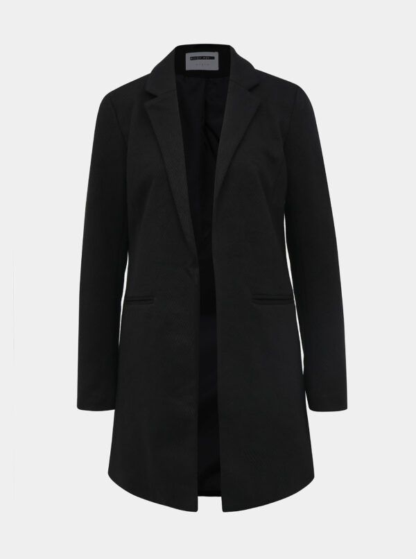 Čierny ľahký kabát Noisy May Coatigan