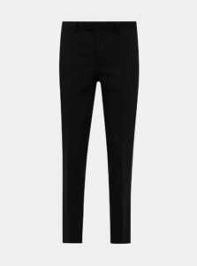 Čierne oblekové slim fit nohavice Jack & Jones VIncent