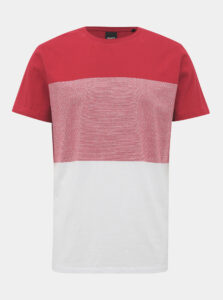 Bielo-červené pánske tričko ZOOT James