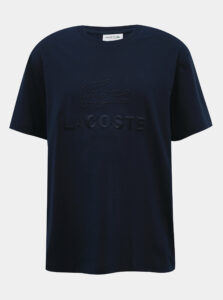 Tmavomodré pánske tričko Lacoste