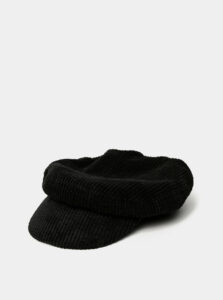Čierna menčestrová kapitánska čiapka Vero Moda Yasemin