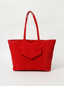 Červená kabelka v semišovej úprave Haily´s Shoppy