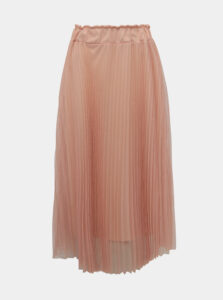 Ružová tylová plisovaná midi sukňa Haily´s Dina