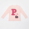 Ružové dievčenské tričko s potlačou name it Peppa Pig