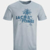 Svetlomodré tričko s potlačou Jack & Jones Abre