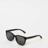 Čierne drevené slnečné okuliare BeWooden Mack