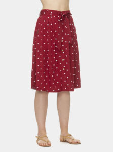 Červená bodkovaná sukňa Ragwear Lejla Dots