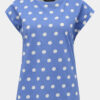 Modré bodkované tričko Dorothy Perkins