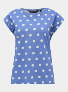 Modré bodkované tričko Dorothy Perkins