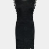Čierne krajkované púzdrové šaty Haily´s Liv