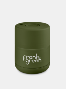 Kaki nerezový cestovný hrnček Frank Green Ceramic 175 ml