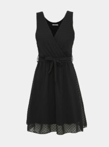 Čierne bodkované šaty Haily´s Melody