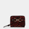 Červená peňaženka s hadím vzorom Dorothy Perkins