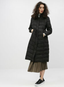 Čierny prešívaný zimný kabát Jacqueline de Yong Kammi