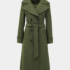 Zelený kabát Miss Selfridge