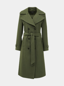 Zelený kabát Miss Selfridge