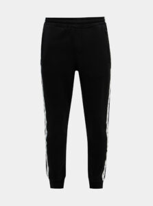 Čierne pánske tepláky s pásom Calvin Klein Jeans