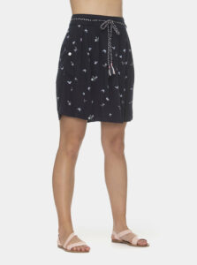 Tmavomodrá vzorovaná sukňa Ragwear