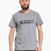Šedé pánske tričko NUGGET Logo 20