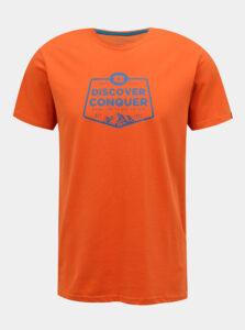 Oranžové pánske tričko s potlačou LOAP Anakin