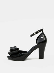 Čierne dámske sandálky Zaxy