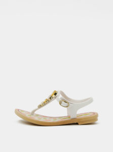 Biele dievčenské sandále Grendha