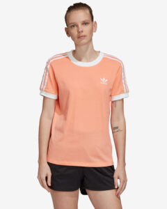 adidas Originals 3-Stripes Tričko Béžová Oranžová